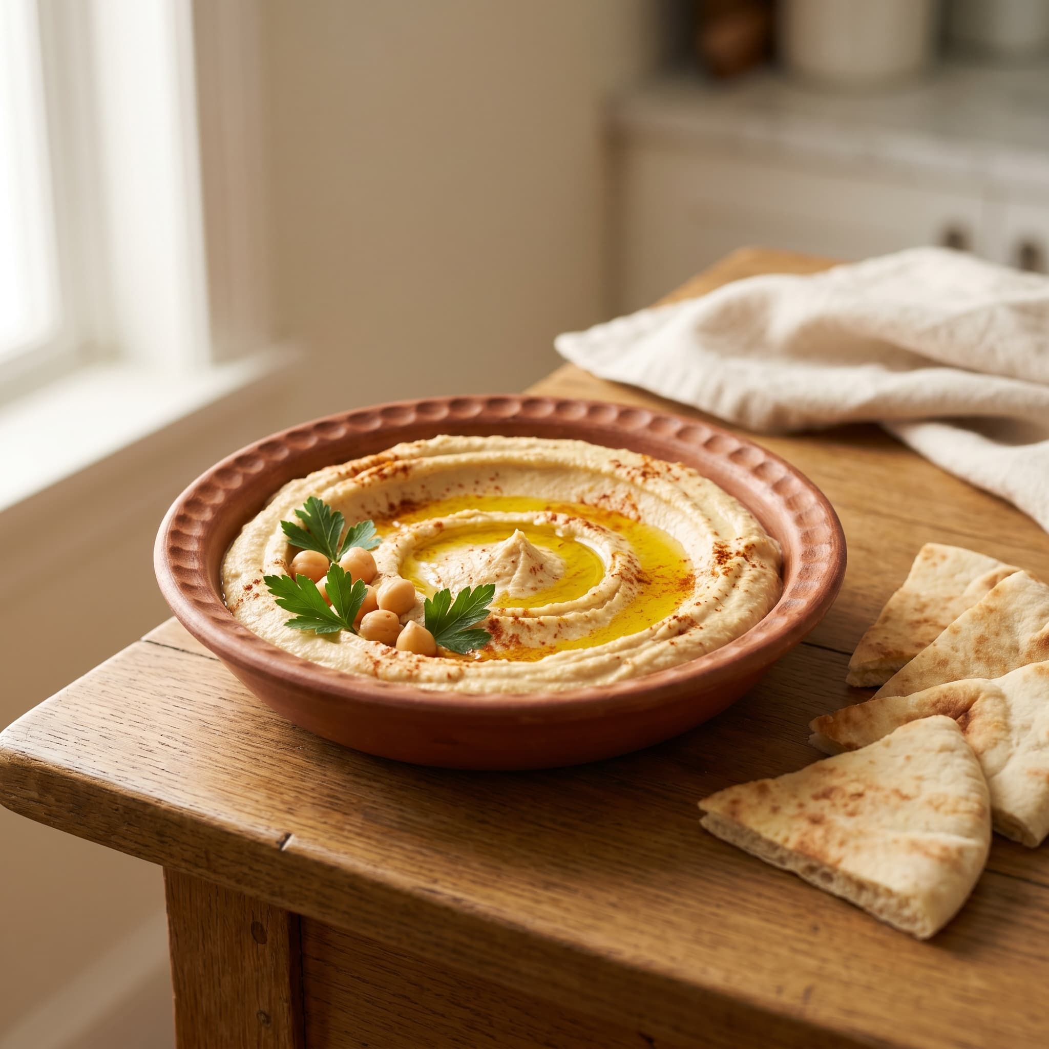 Hummus de la casa