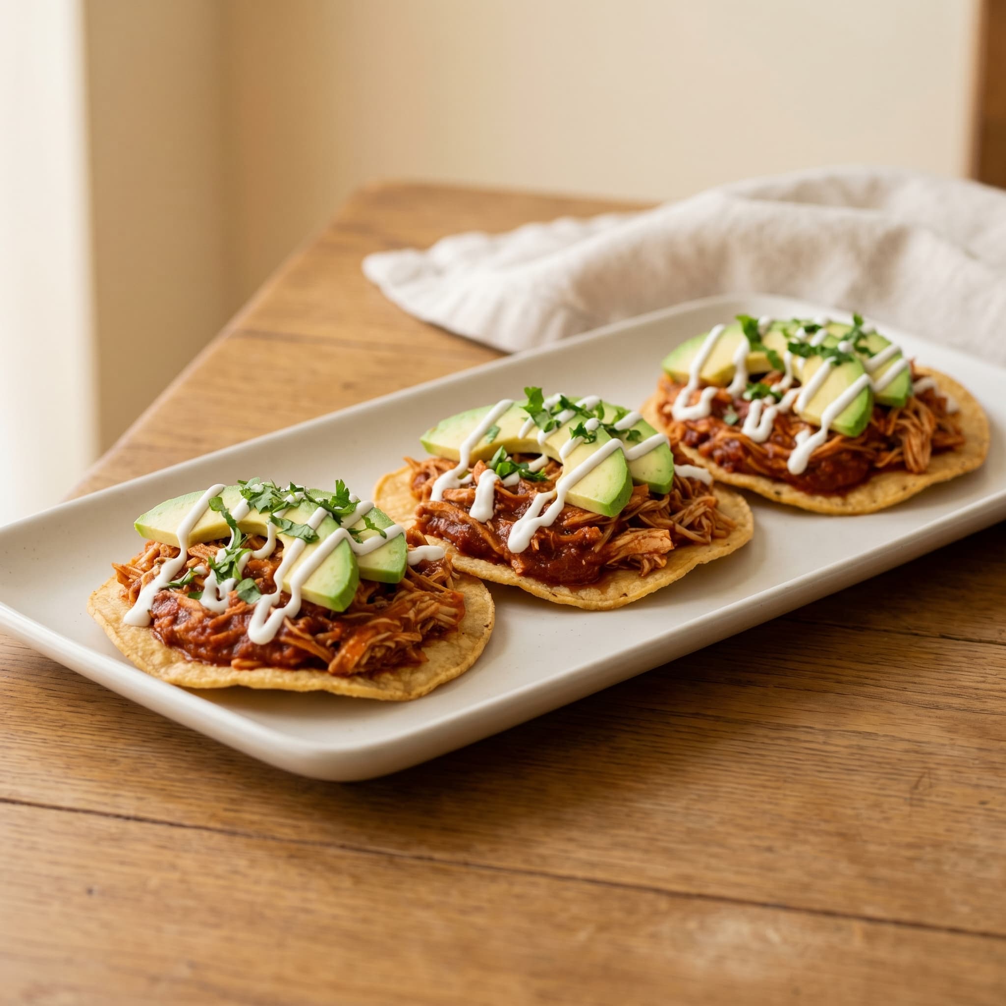 Tostadas de tinga